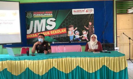 Jaksa Masuk Sekolah Di SMP Negeri 3 Kalimanah