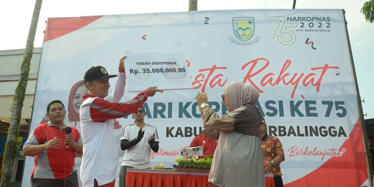 Puncak Hari Koperasi, Pemkab Purbalingga Gelar Pesta Rakyat