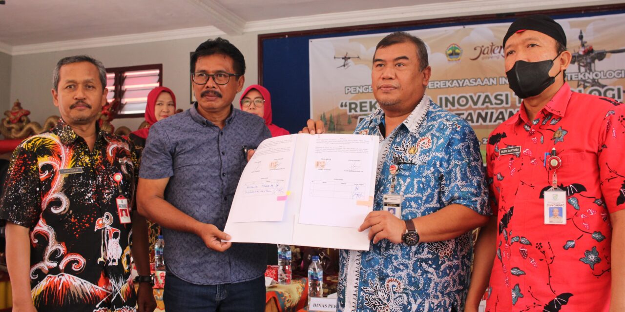 Kelompok Tani Penolih Dapat Bantuan Drone Pertanian