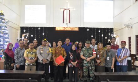 Bupati dan Forkopimda Safari Natal 2022 ke 14 Gereja di Purbalingga