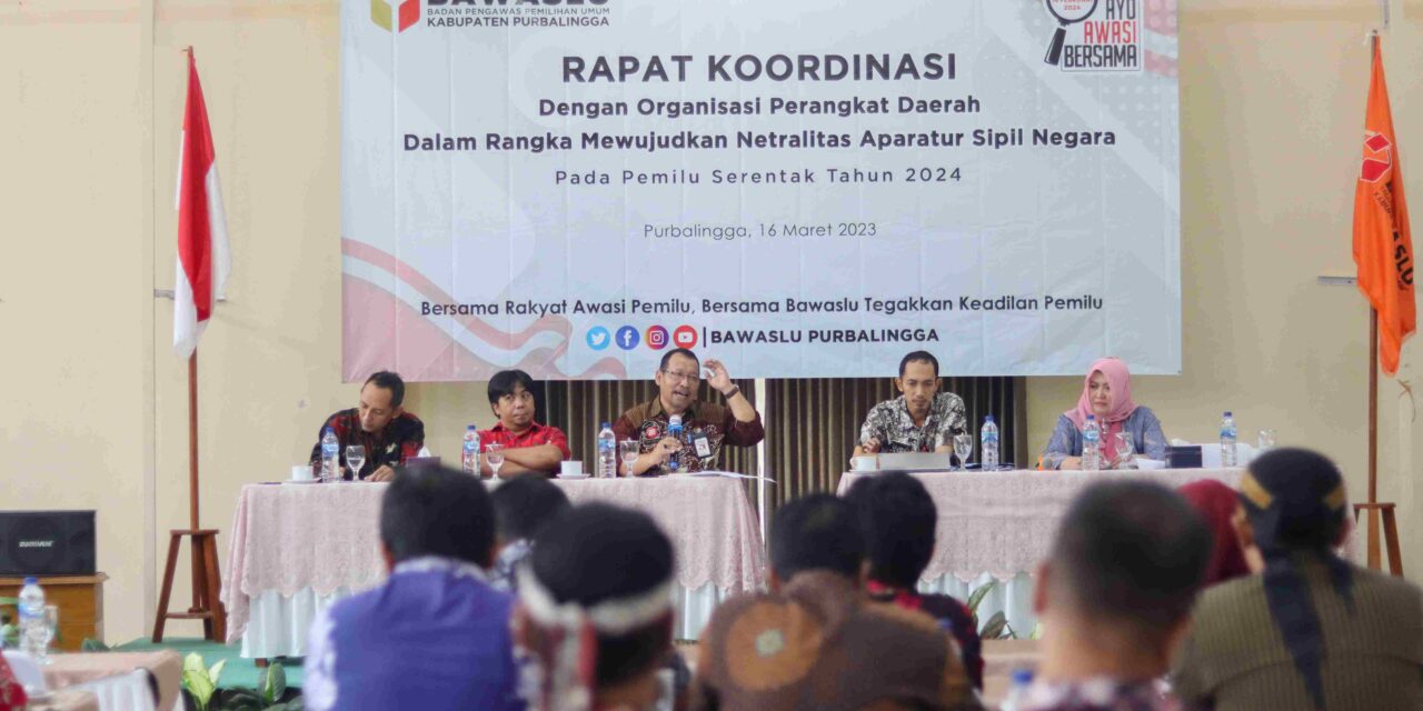 Bawaslu Ajak ASN Purbalingga Tingkatkan Netralitas Di Pemilu 2024