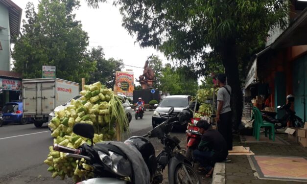 Bisnis Selongsong Ketupat Jelang Lebaran Memang Menggiurkan