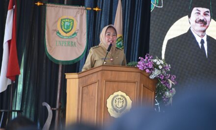 Rektor Baru, Bupati Tiwi Harap Unperba Kembangkan Program Studi Baru