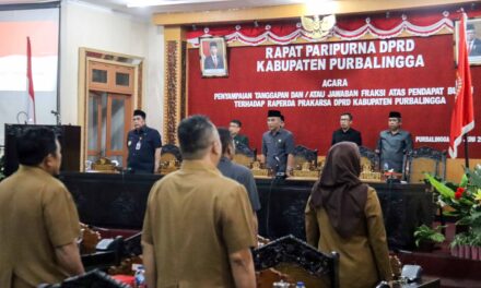 Fraksi-Fraksi DPRD Purbalinga Merespon Positif Pendapat Plh Bupati Terhadap 4 Raperda Prakarsa DPRD