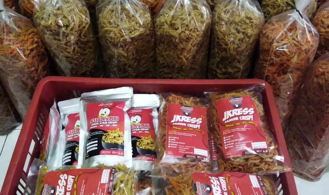 Kripik Jamur Dan Usus Armayoda, Cemilan Favorit Warga Purbalingga