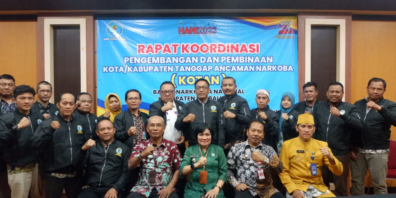 BNN Kabupaten Purbalingga Gelar Rakor Pengembangan dan Pembinaan Kota/Kabupaten Tanggap Ancaman Narkoba