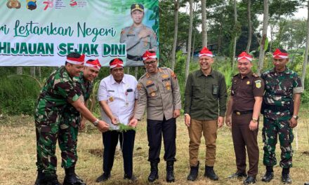 Lestarikan Lingkungan, Polres Purbalingga Tanam 1000 Pohon