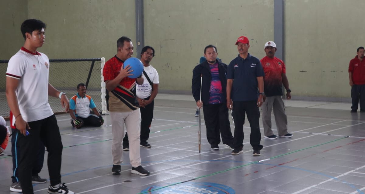 Jaring Atlet Berbakat, NPCI Purbalingga Gelar Goal Ball Exhibition