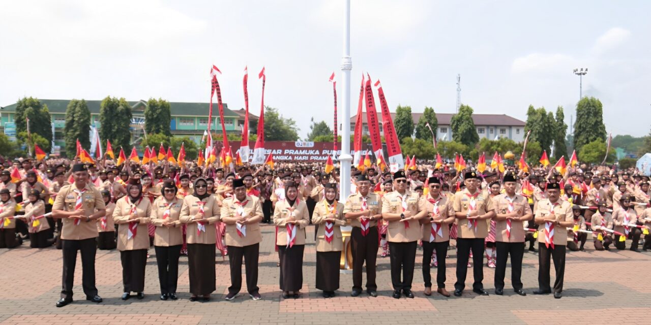 5000 Anggota Pramuka Ikuti Apel Besar Pramuka Purbalingga