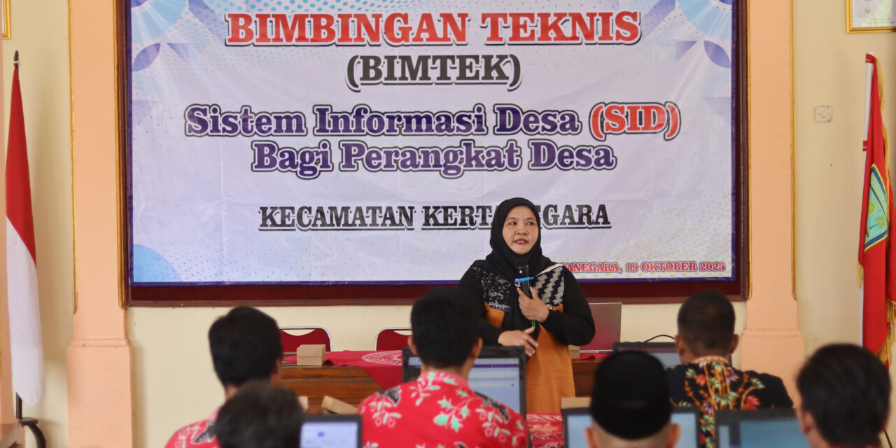 Pacu Digitalisasi, Kecamatan Kertanegara Terapkan Sistem Informasi Desa