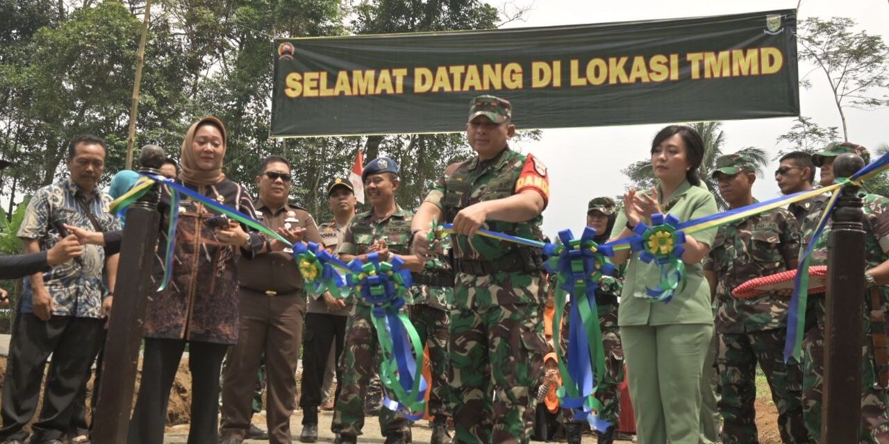 TMMD Sengkuyung Tahap III Rampung, Berhasil Bangun Jalan Baru Sepanjang 2.338 meter