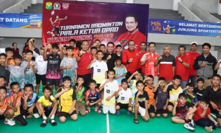 Jaring Talenta Muda, Turnamen Badminton Piala Ketua DPRD Kabupaten Purbalingga Resmi Digelar