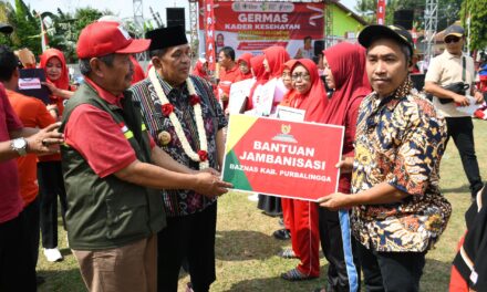 Germas di Kejobong, Wabup Sudono Ajak Desa Stimulasi Jamban Sehat Masyarakat