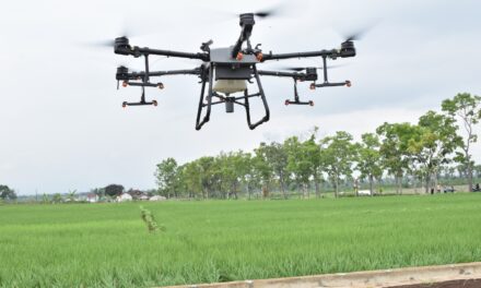 Gunakan Drone, Dinpertan Purbalingga Kendalikan Hama dengan Pestisida Hayati