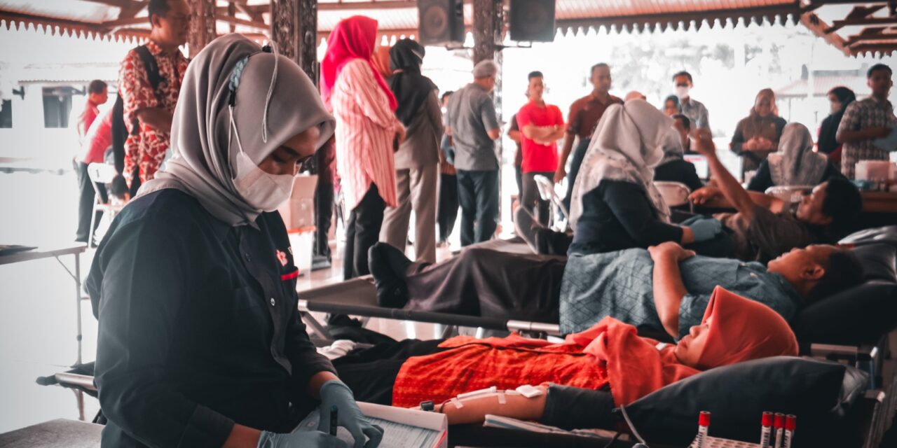 Rayakan HUT Ke-52, Puluhan Anggota Korpri Purbalingga Donor Darah