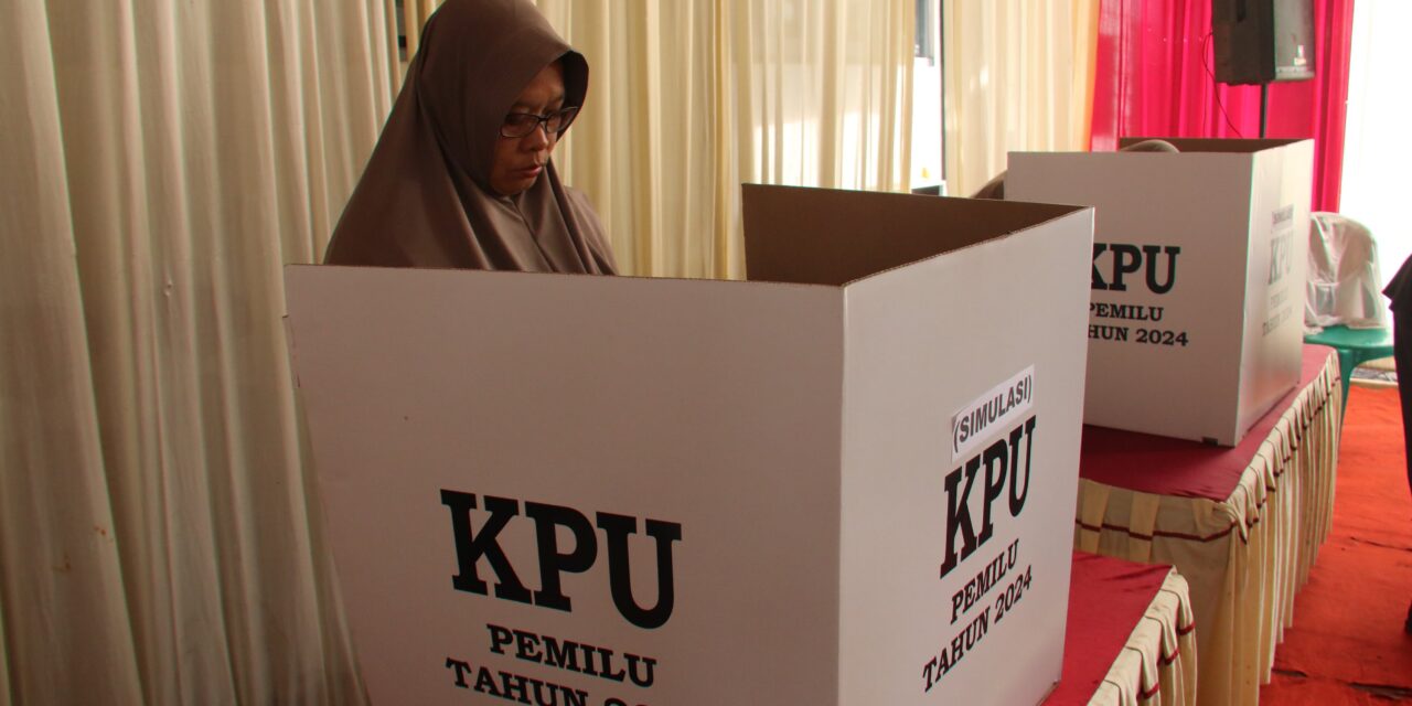 Pemilu Makin Dekat, 278 Pemilih Ikuti Simulasi Di Kantor KPU Purbalingga