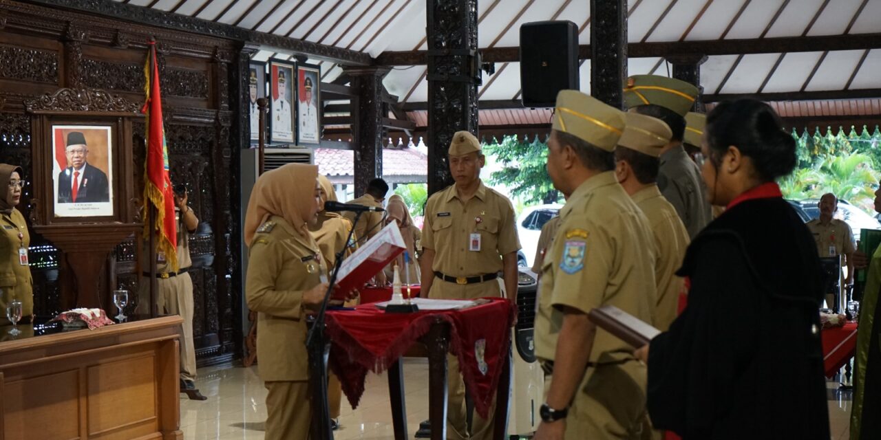 Bupati Purbalingga Lantik Tujuh Pejabat Pimpinan Tinggi Pratama