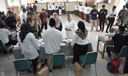 Pastikan Kelancaran Pemilu, Bupati, Wabup dan Forkopimda Monitoring ke TPS-TPS