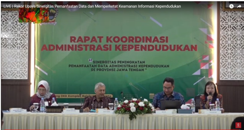 Perketat Keamanan Data Kependudukan, Pemprov Jateng Adakan Rakor Lintas Sektoral