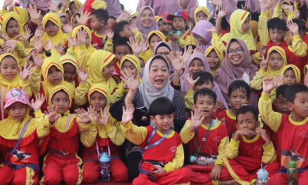 Bermain dan Belajar, Ratusan Siswa Usia Dini Kunjungi Area Kantor Pemkab Purbalingga