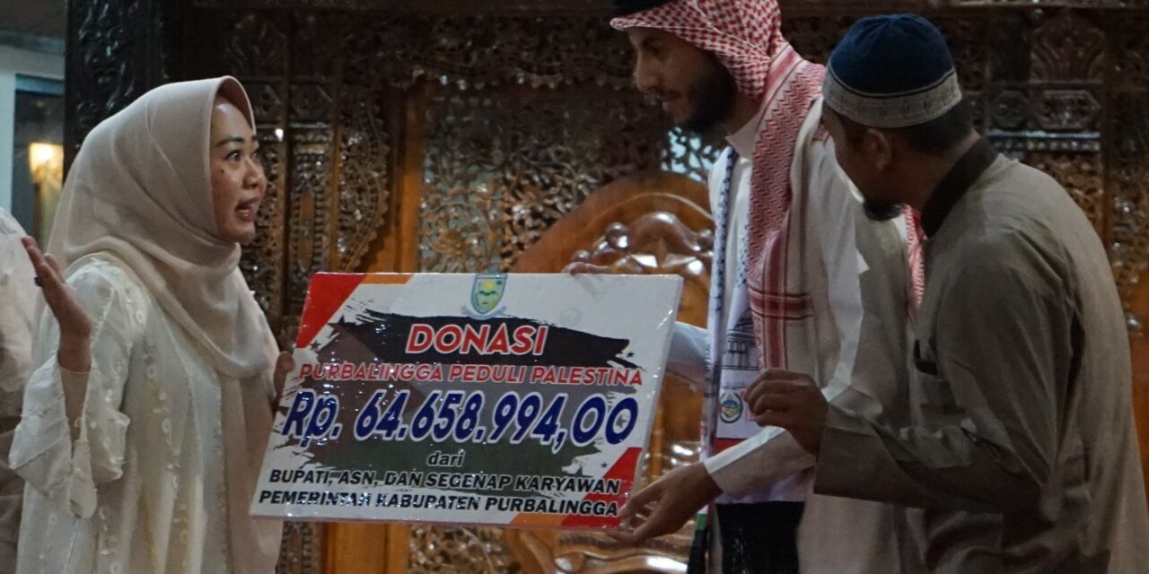 Syekh dari Palestina Berterima Kasih Atas Donasi Bupati dan ASN Purbalingga