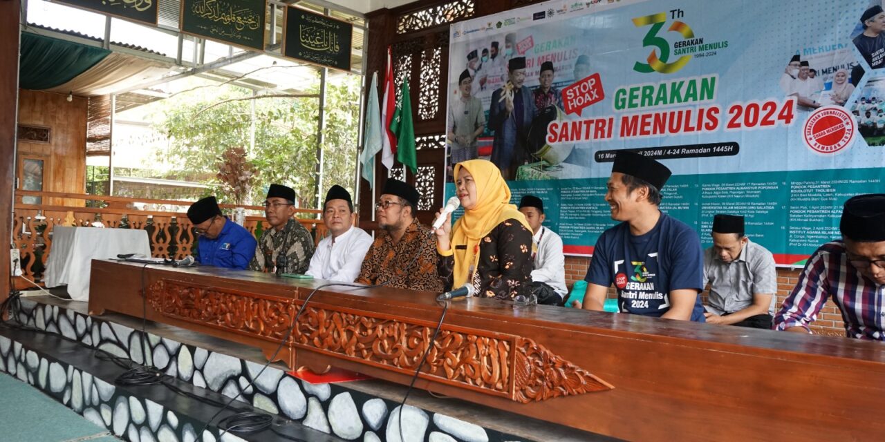 Gerakan Santri Menulis Diharapkan Melahirkan Budaya Menulis di Pondok Pesantren