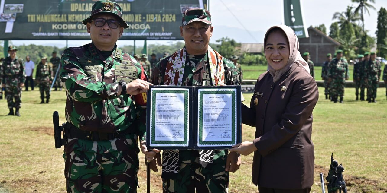 Jalan Baru Tejasari – Cilapar Selesai, Bupati Apresiasi Sinergitas Program TMMD