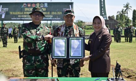 Jalan Baru Tejasari – Cilapar Selesai, Bupati Apresiasi Sinergitas Program TMMD