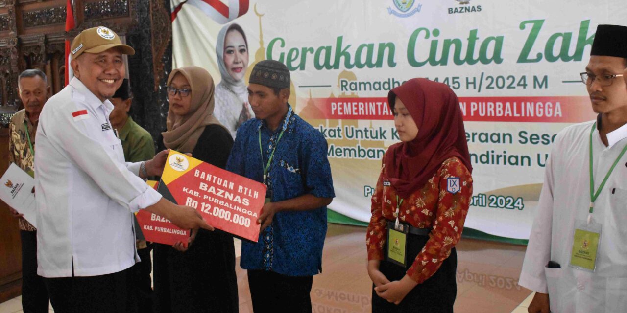 Baznas Purbalingga Salurkan Zakat Lebih Dari 300 Juta Rupiah