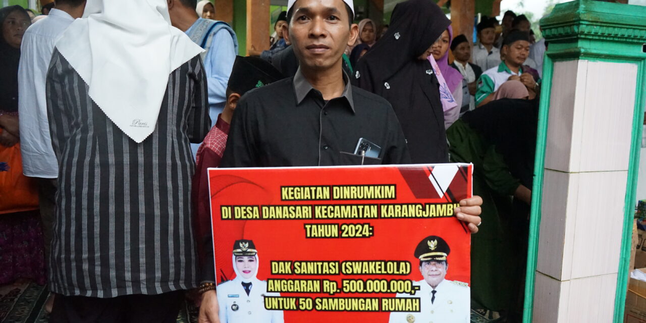 Ashar Keliling di Danasari, Masyarakat Bersyukur Dapat Bantuan Sanitasi