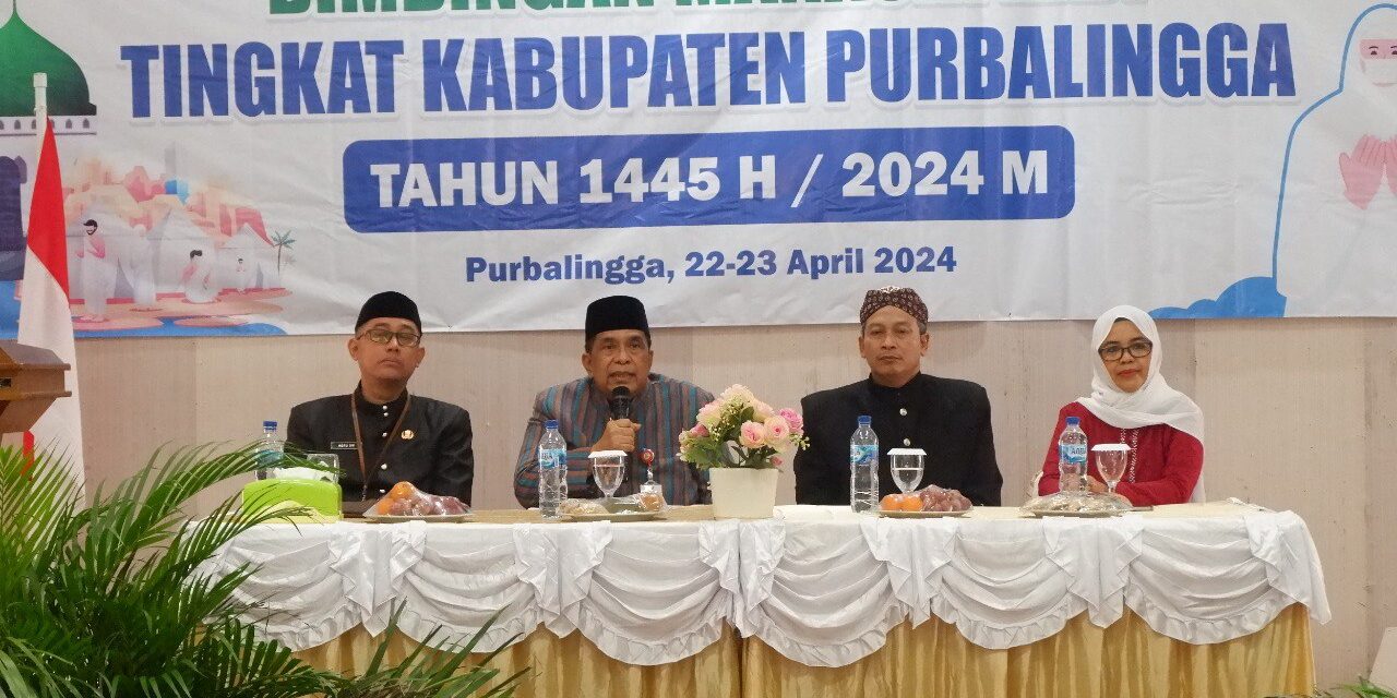 Buka Bimbingan Manasik Haji 2024, Wabup Sudono Minta Calhaj Siapkan Mental