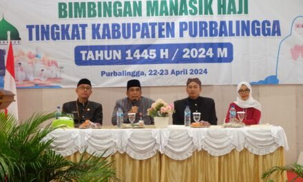 Buka Bimbingan Manasik Haji 2024, Wabup Sudono Minta Calhaj Siapkan Mental