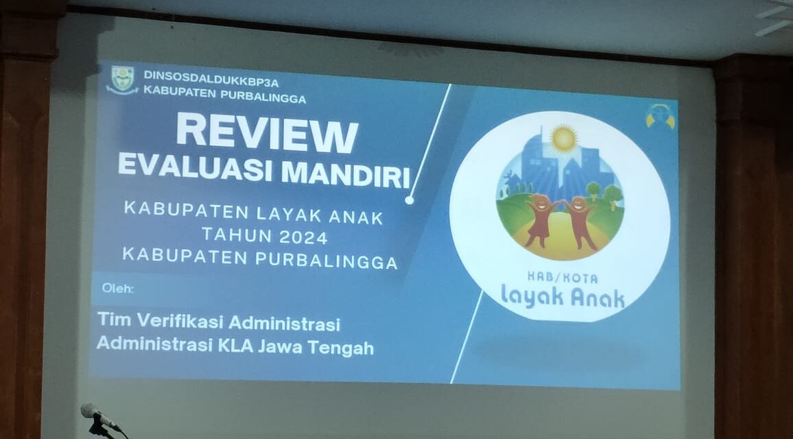 Kabupaten Purbalingga Targetkan Predikat Nindya Dalam Evaluasi KLA 2024