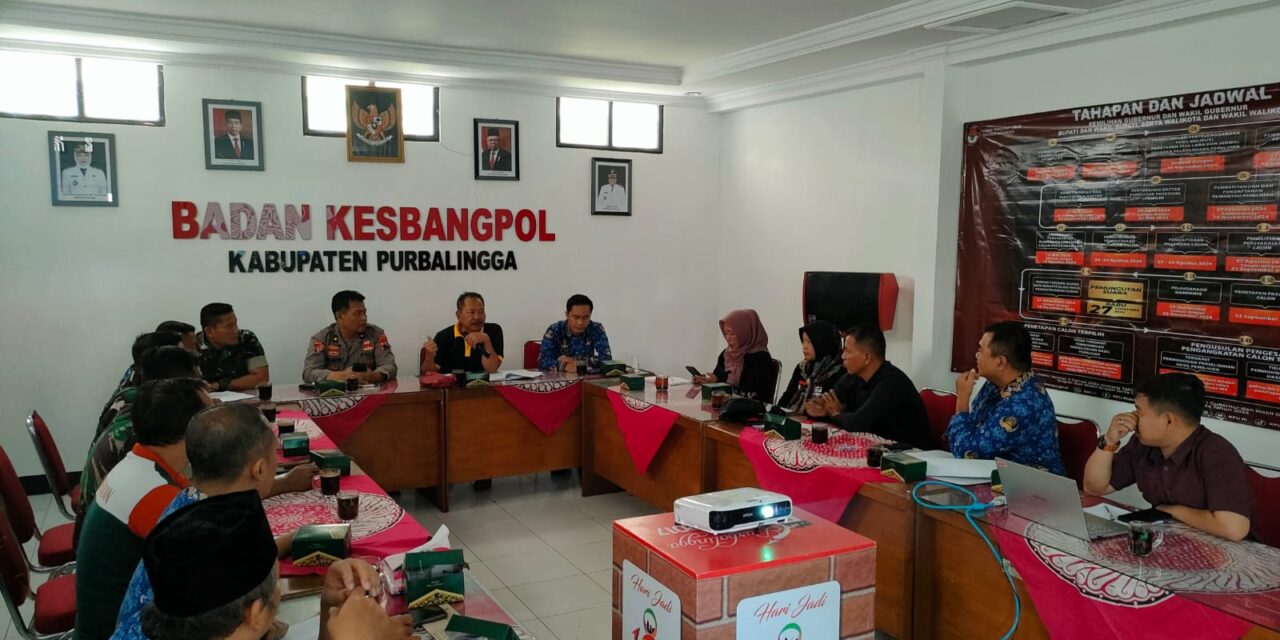 BAKESBANGPOL Purbalingga Gelar Rapat Persiapan Harkitnas 2024