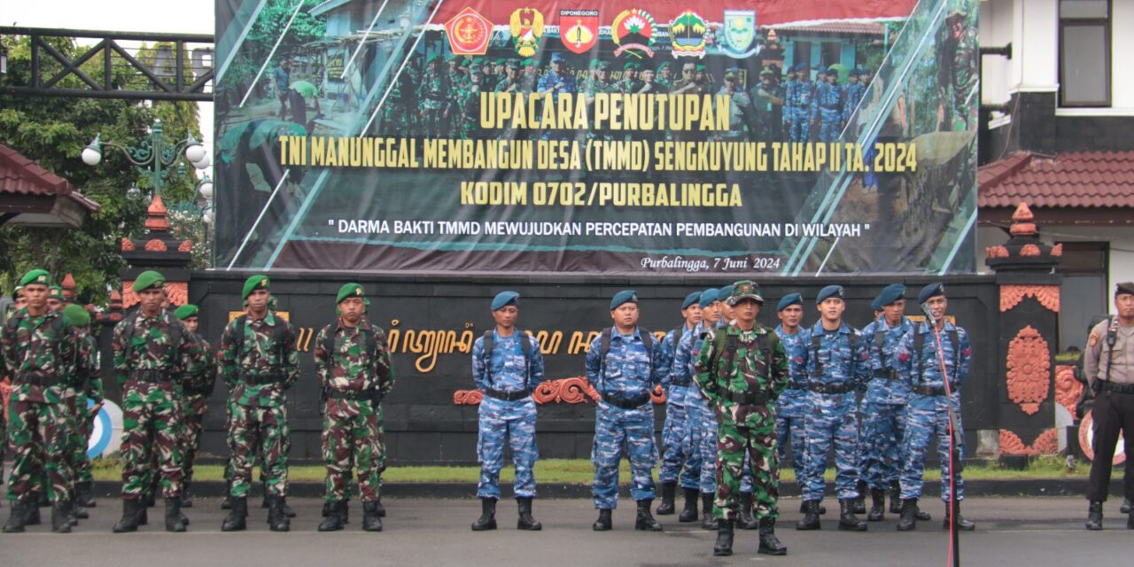 Selesai Tepat Waktu, Program TMMD Desa Danasari Ditutup