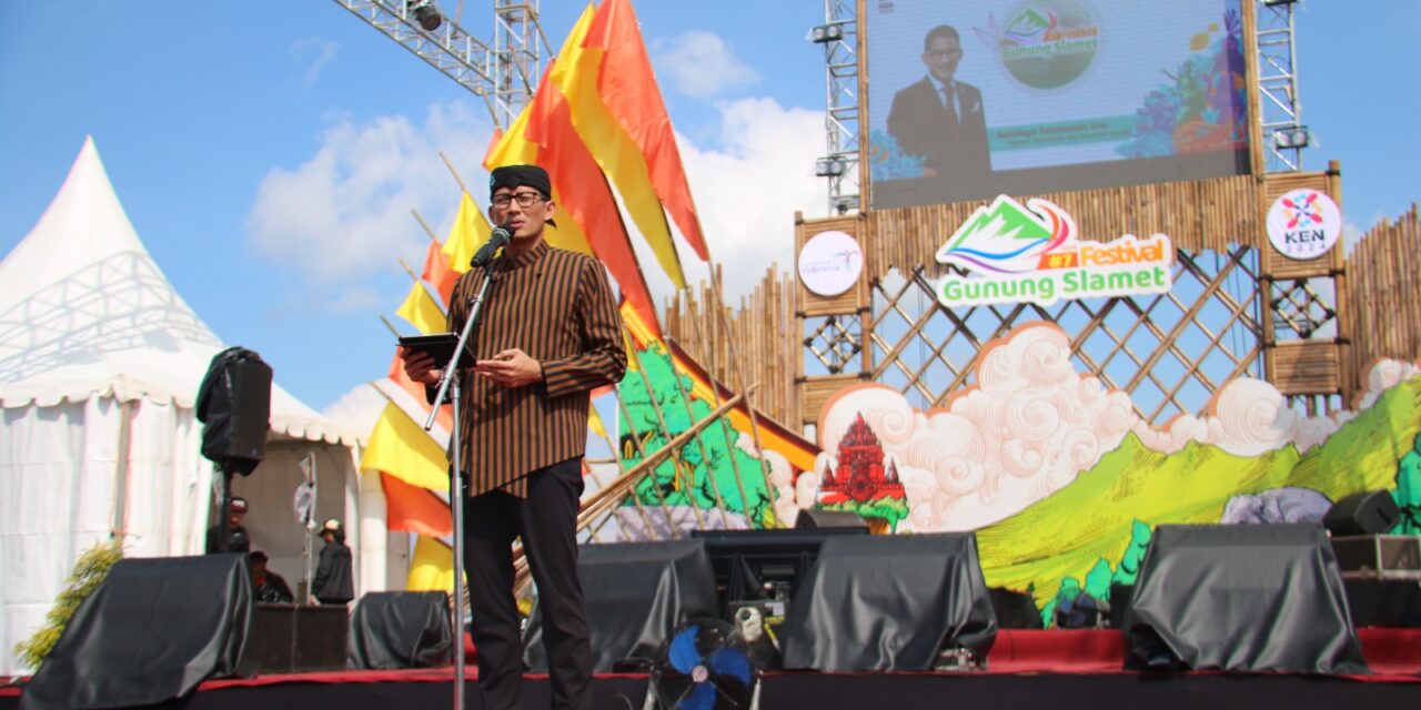 Masuk Karisma Event Nusantara 2024, Sandiaga Uno Buka FGS di D’las Serang Purbalingga