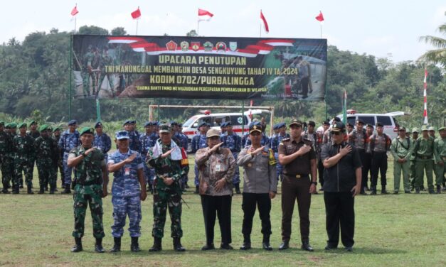 TMMD Sengkuyung Tahap IV Resmi Ditutup, Plt Bupati Sudono Harapkan Peningkatan Kesejahteraan Masyarakat