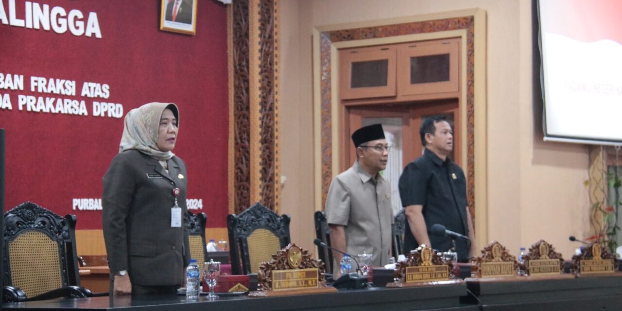 Fraksi-Fraksi DPRD Purbalingga Tanggapi Pendapat Bupati Terhadap 4 Raperda Prakarsa DPRD