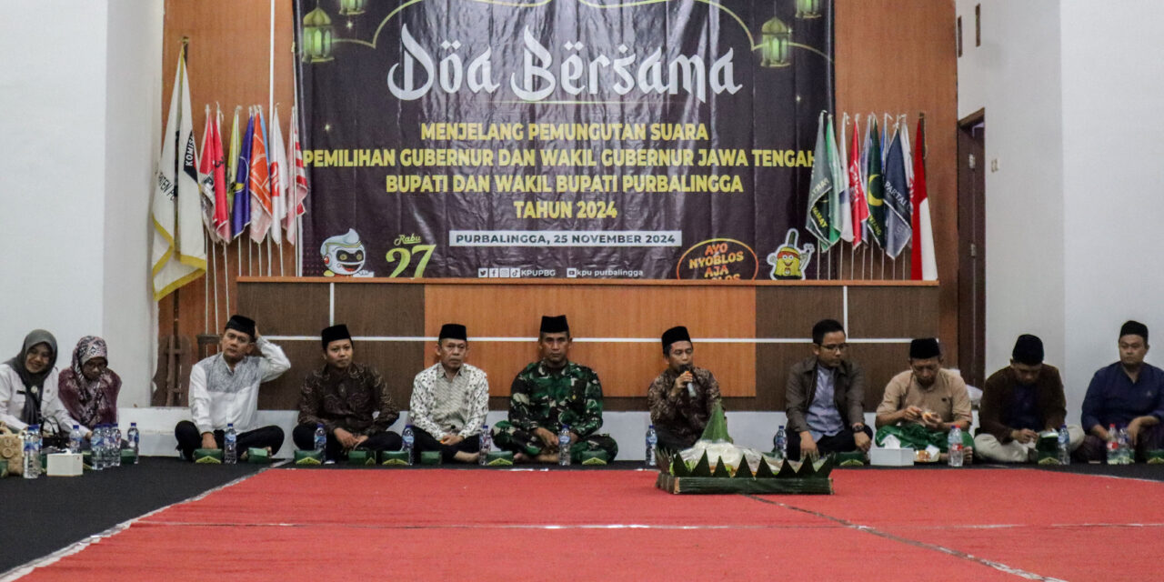 KPU Purbalingga Gelar Doa Bersama Jelang Pelaksanaan Pemungutan Suara