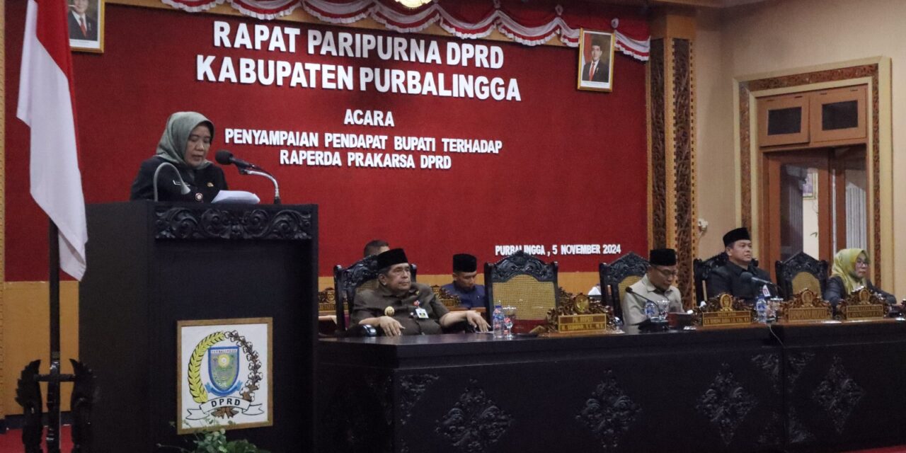 Pemerintah Kabupaten Purbalingga Sambut Baik Empat Raperda Prakarsa DPRD