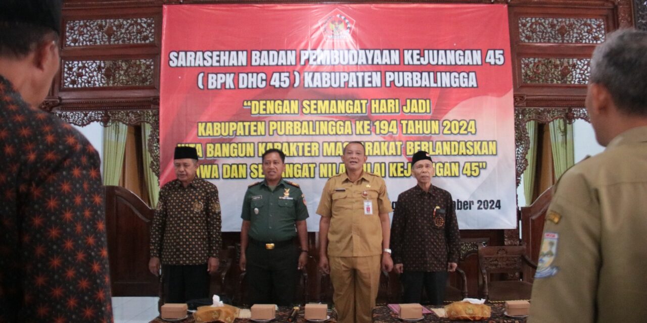 Peringatan Hari Jadi Purbalingga ke-194, DHC BPK 45 Tanamkan Nilai Persatuan dan Nasionalisme di Kalangan Generasi Muda