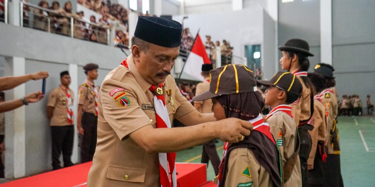 Rekor, 3404 Pramuka Garuda Purbalingga Dilantik