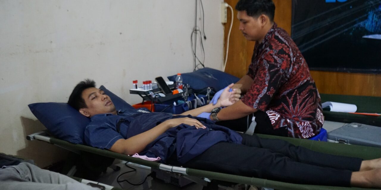 30 Lebih Kantong Darah Didapat PMI Purbalingga dari Sekretariat PWI