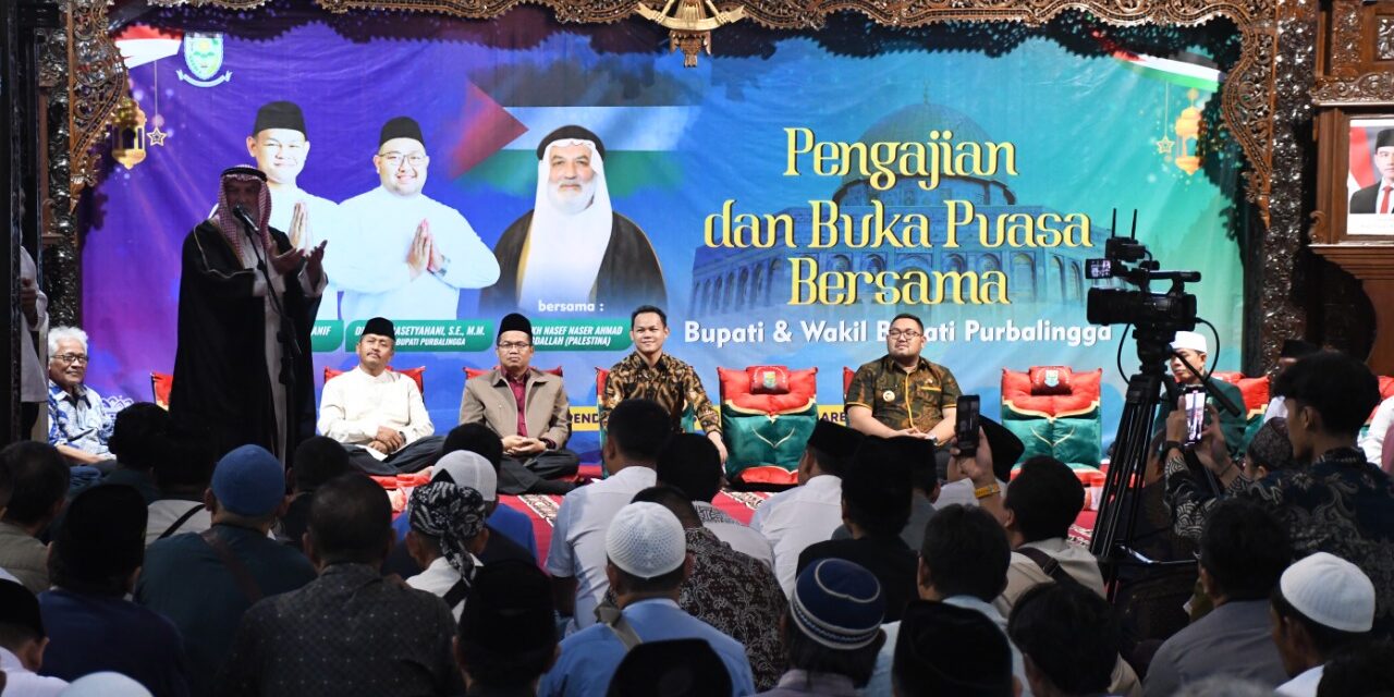 Pengajian Bersama Syekh Nasef dari Palestina, Bupati Fahmi Sulut Semangat Kemerdekaan Sesama Muslim